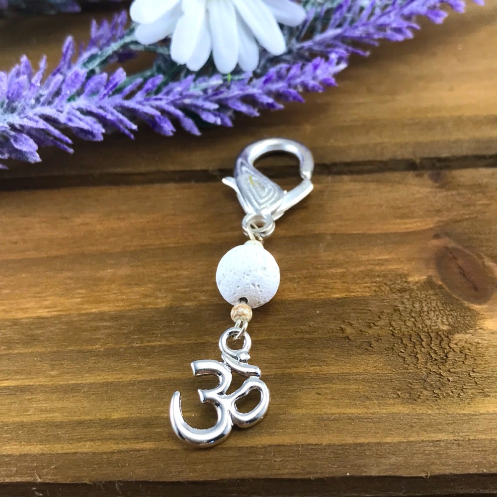 Essential oil Lava Bead Charm